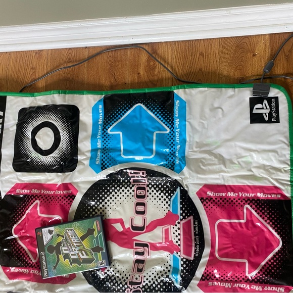 Stay Cool Konami Dance Dance Revolution PlayStation PS2 Game Pad/Mat with game - Picture 6 of 6